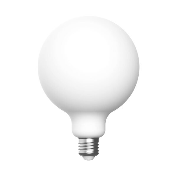 LED G125 E27 Porcelain 7W 2700K dimmable bulb