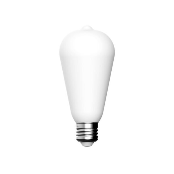 LED ST64 E27 Porcelain 7W 2700K dimmable bulb