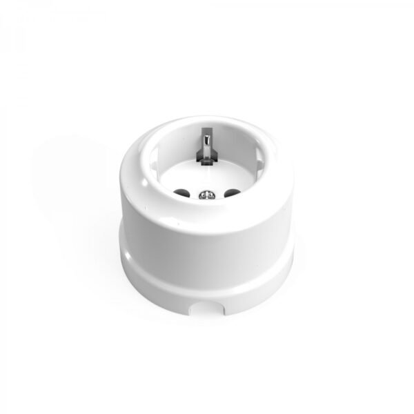 Porcelain wall socket