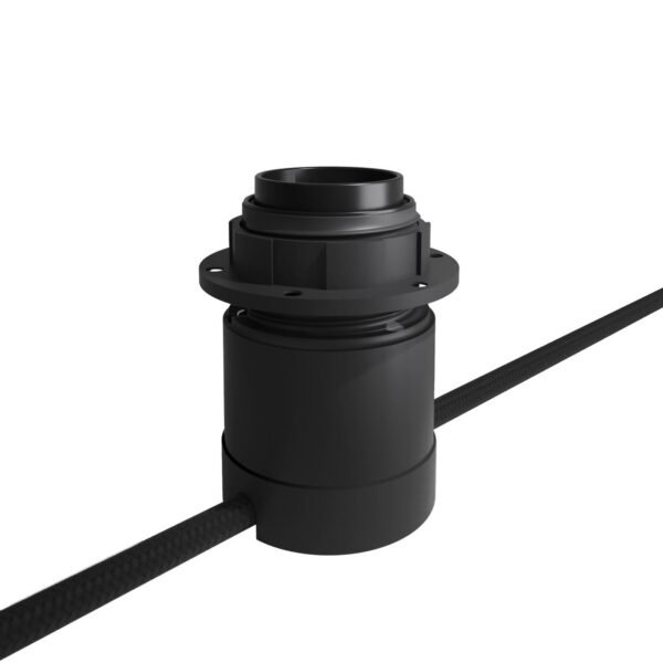 E27 Wall lamp holder with locking ring