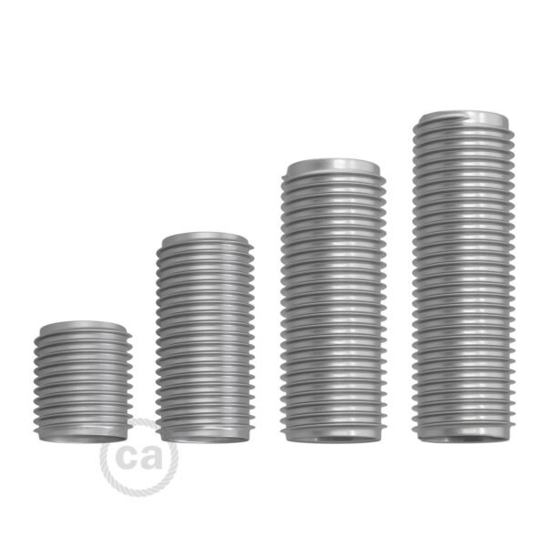 Metal threaded tubes