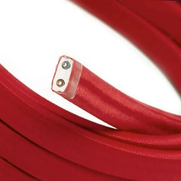UV resistant red flat viscose cable