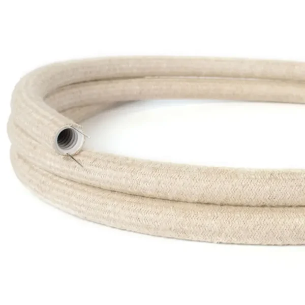 Natural linen conduit D20
